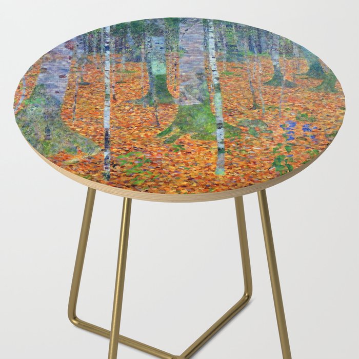 Gustav Klimt Birch Forest Side Table Gallery Image 2