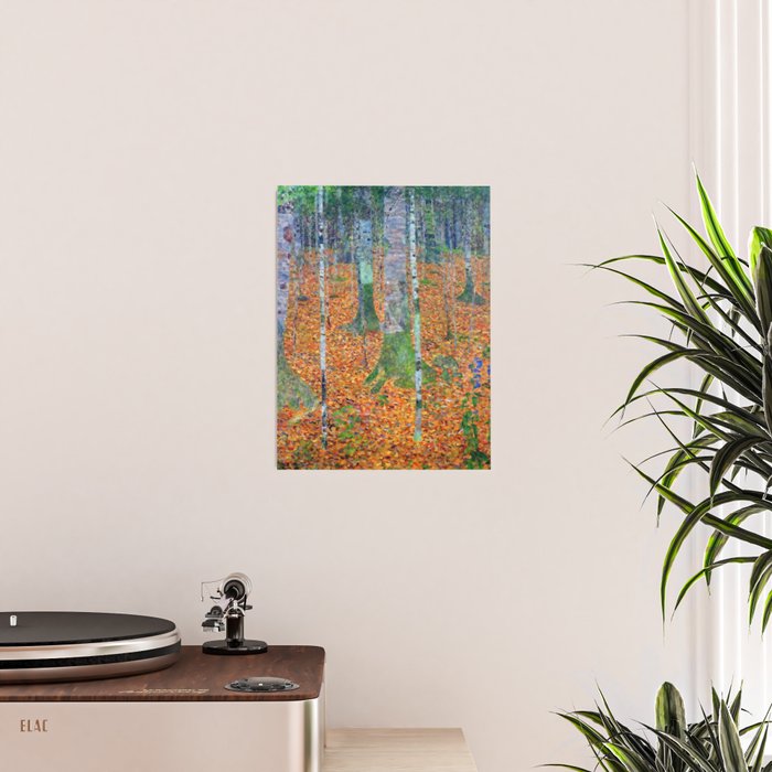 Gustav Klimt Birch Forest Poster Gallery Image 2