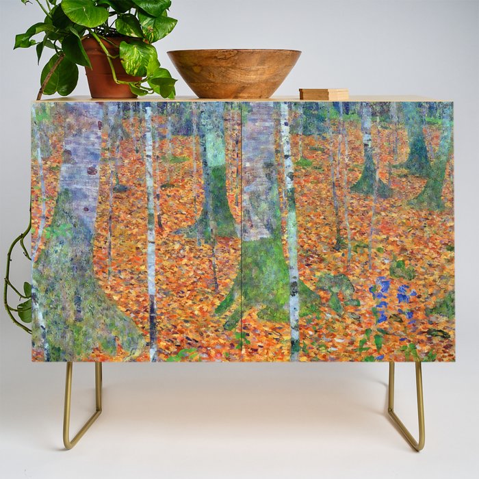 Gustav Klimt Birch Forest Credenza Gallery Image 1