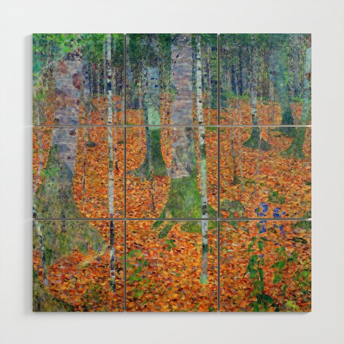 Gustav Klimt Birch Forest Wood Wall Art Gallery Image 1