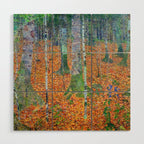 Gustav Klimt Birch Forest Wood Wall Art Gallery Image 1