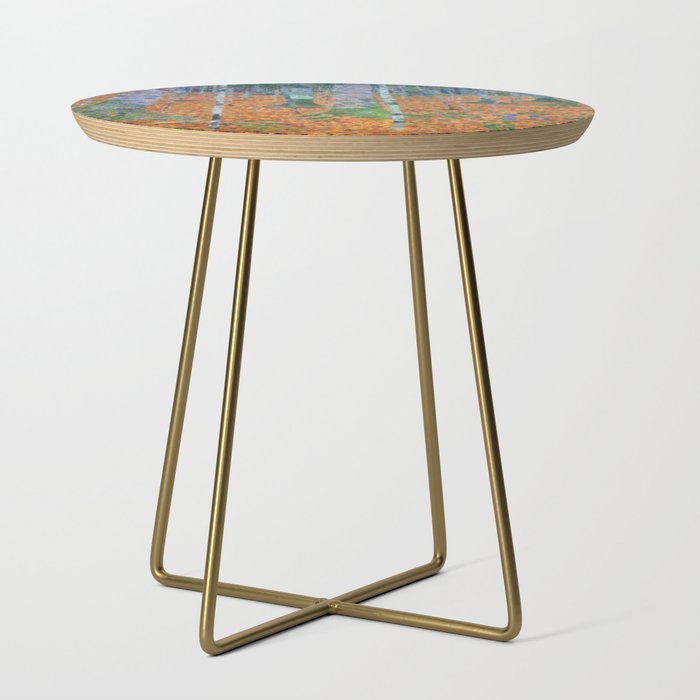 Gustav Klimt Birch Forest Side Table Gallery Image 1