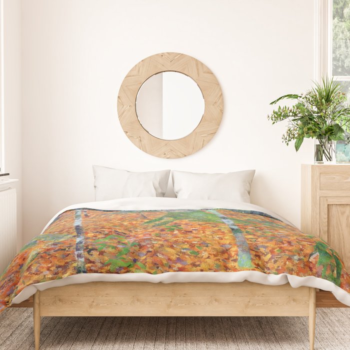 Gustav Klimt Birch Forest Duvet Cover Gallery Image 3