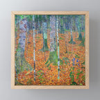 Gustav Klimt Birch Forest Mini Art Print Gallery Image 1