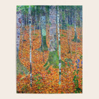 Gustav Klimt Birch Forest Poster Gallery Image 4