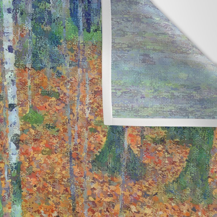 Gustav Klimt Birch Forest Wall Tapestry Gallery Image 3