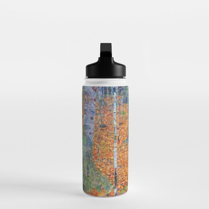 Gustav Klimt Birch Forest Water Bottle Gallery Image 3