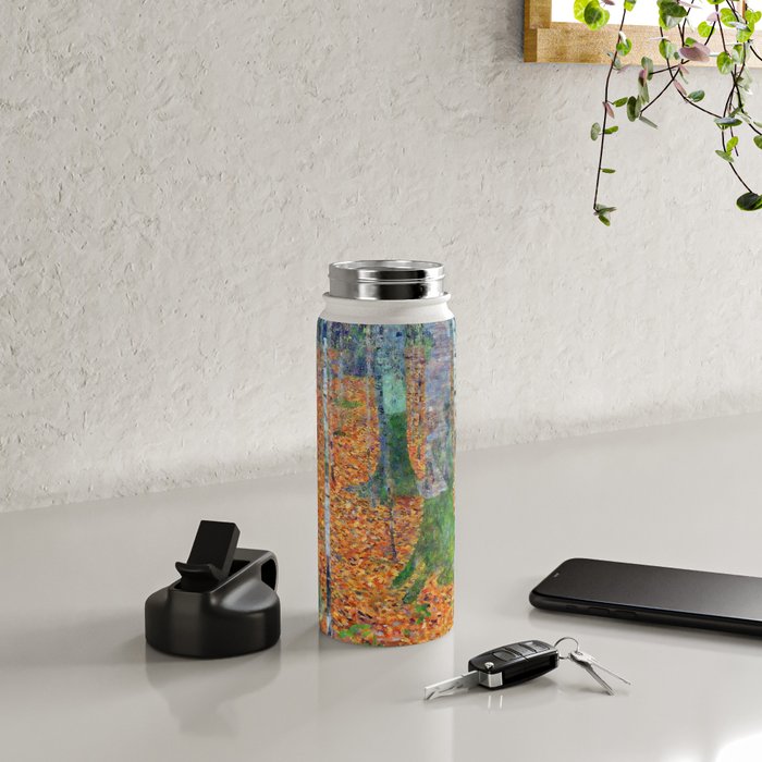 Gustav Klimt Birch Forest Water Bottle Gallery Image 4