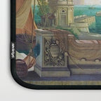 Capriccio of a Mediterranean Seaport Landscape No. 2 by Rex Whistler Laptop Sleeve Gallery Image 3