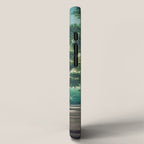 Capriccio of a Mediterranean Seaport Landscape No. 2 by Rex Whistler iPhone Case Gallery Image 2