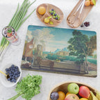 Capriccio of a Mediterranean Seaport Landscape No. 2 by Rex Whistler Cutting Board Gallery Image 2