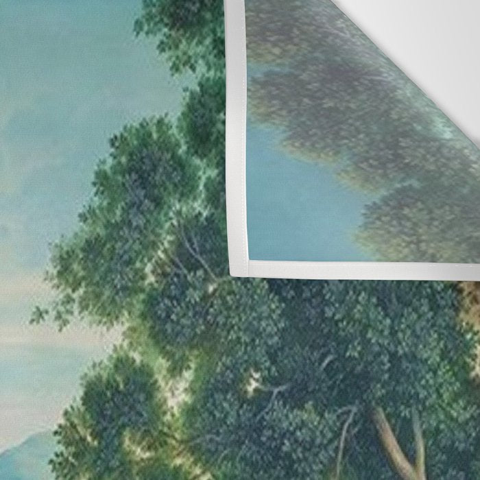 Capriccio of a Mediterranean Seaport Landscape No. 2 by Rex Whistler Wall Tapestry Gallery Image 3