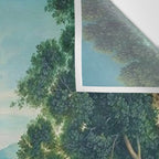 Capriccio of a Mediterranean Seaport Landscape No. 2 by Rex Whistler Wall Tapestry Gallery Image 3