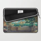 Capriccio of a Mediterranean Seaport Landscape No. 2 by Rex Whistler Laptop Sleeve Gallery Image 2