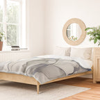 Ethereal Blue Grey Flower Fantasies Duvet Cover Gallery Image 2