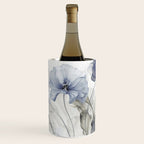 Ethereal Blue Grey Flower Fantasies Wine Chiller Gallery Image 1