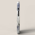 Ethereal Blue Grey Flower Fantasies iPhone Case Gallery Image 2