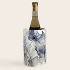 Ethereal Blue Grey Flower Fantasies Wine Chiller Gallery Image 3