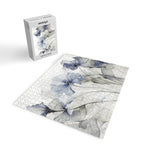 Ethereal Blue Grey Flower Fantasies Jigsaw Puzzle Gallery Image 2