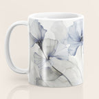 Ethereal Blue Grey Flower Fantasies Coffee Mug Gallery Image 3