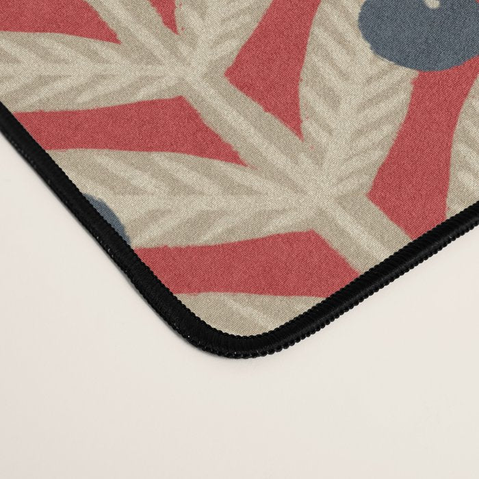 Festive Berries / Red, Beige & Blue Desk Mat Gallery Image 4