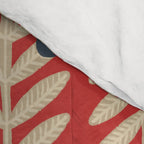 Festive Berries / Red, Beige & Blue Comforter Gallery Image 4