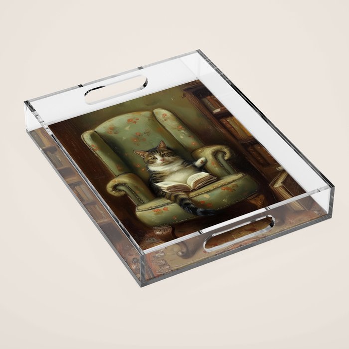 Hardcore Bookworm III Acrylic Tray Gallery Image 1