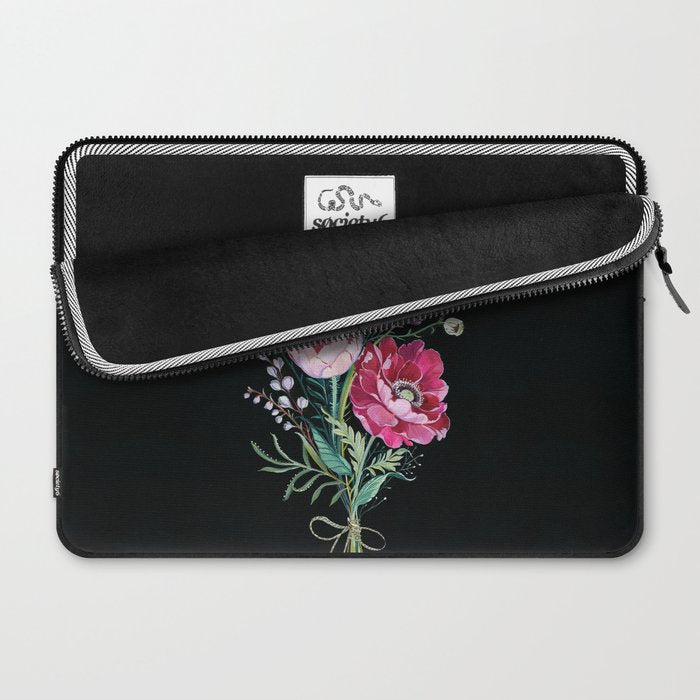 Butterfly Floral Bouquet Laptop Sleeve Gallery Image 2