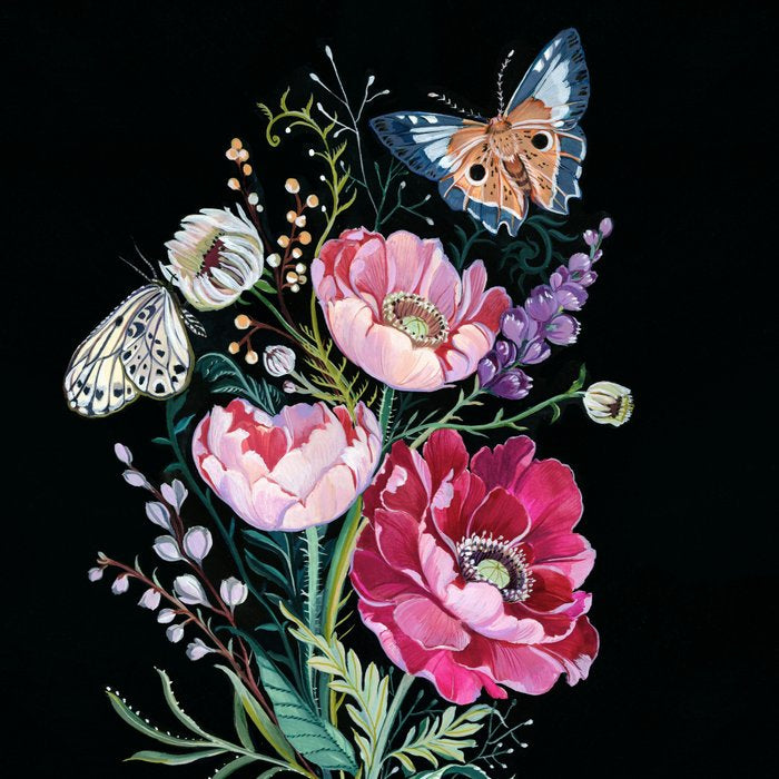 Butterfly Floral Bouquet Coffee Mug Gallery Image 2