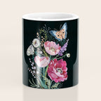 Butterfly Floral Bouquet Coffee Mug Gallery Image 4