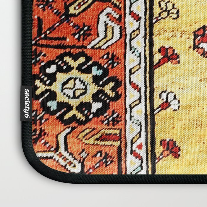 Antique Turkish Ladik Prayer Rug Print Laptop Sleeve Gallery Image 3