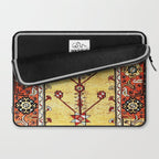 Antique Turkish Ladik Prayer Rug Print Laptop Sleeve Gallery Image 2