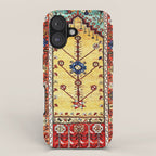 Antique Turkish Ladik Prayer Rug Print iPhone Case Gallery Image 1