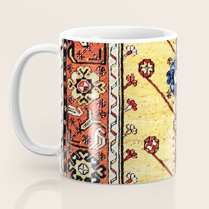 Antique Turkish Ladik Prayer Rug Print Coffee Mug Gallery Image 3