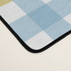 Pastel Gingham Plaid Multicolored Checkered Pattern Desk Mat Gallery Image 4