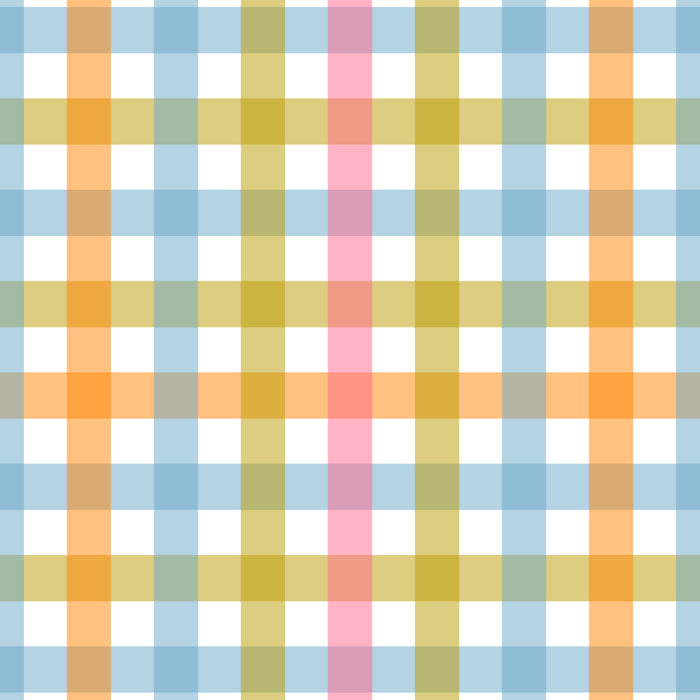 Pastel Gingham Plaid Multicolored Checkered Pattern Coffee Mug Gallery Image 2