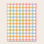 Pastel Gingham Plaid Multicolored Checkered Pattern Notebook Gallery Image 4