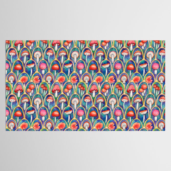 Luxury abstract mushroom pattern - original Tablecloth Gallery Image 2