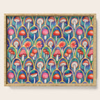 Luxury abstract mushroom pattern - original Serving Tray Gallery Image 1