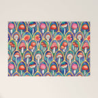 Luxury abstract mushroom pattern - original Welcome Mat Gallery Image 1