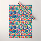 Luxury abstract mushroom pattern - original Wrapping Paper Gallery Image 1
