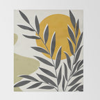 Plant Design 01 Throw Blanket Gallery Image 2