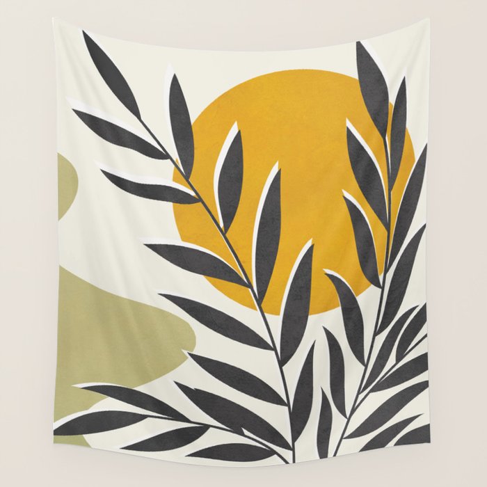 Plant Design 01 Wall Tapestry Gallery Image 1