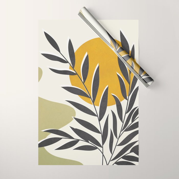 Plant Design 01 Wrapping Paper Gallery Image 1