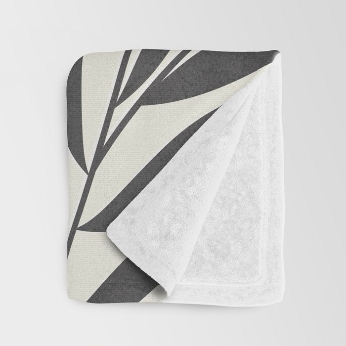 Plant Design 01 Throw Blanket Gallery Image 3
