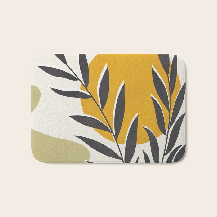 Plant Design 01 Bath Mat Gallery Image 1