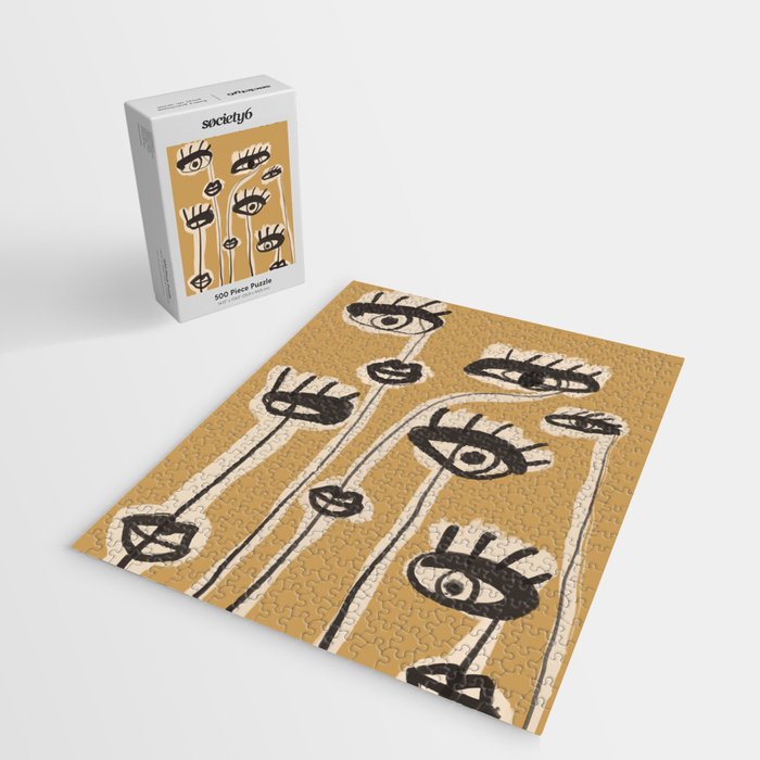 Abstract line art eyes 11 Jigsaw Puzzle Gallery Image 2