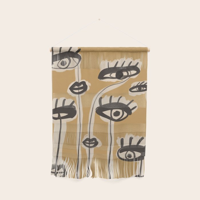 Abstract line art eyes 11 Wall Hanging Gallery Image 1