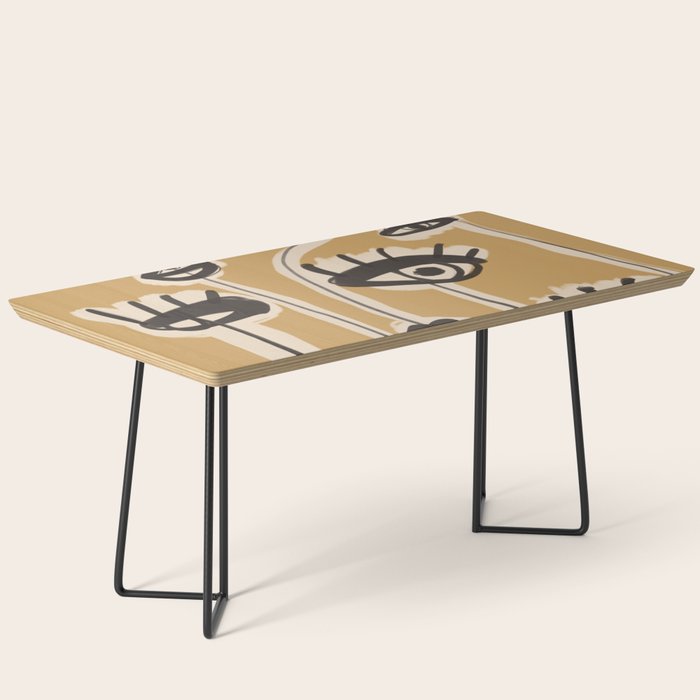 Abstract line art eyes 11 Coffee Table Gallery Image 1