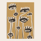Abstract line art eyes 11 Poster Gallery Image 4
